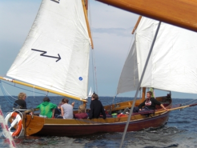 Kutter auf Sommertour in der Ostsee